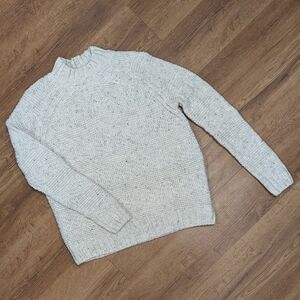 Prana Nemma Sweater Cream Women's size Small Organic Cotton